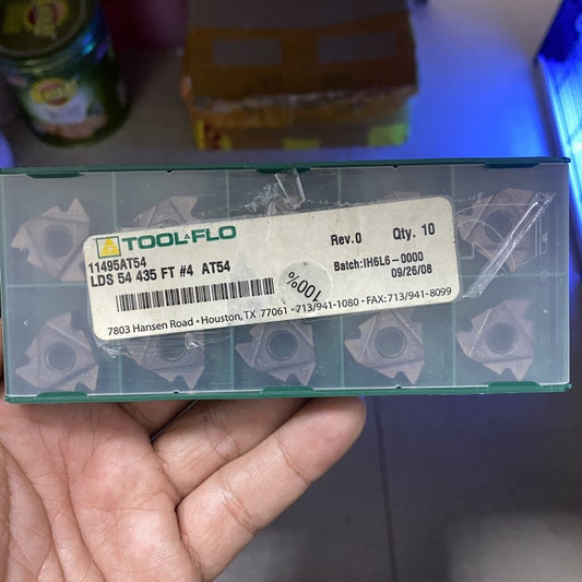 Toolflo LDS 54 435 FT #4 AT54 equivalent to Valenite TNEGX 54F V2534