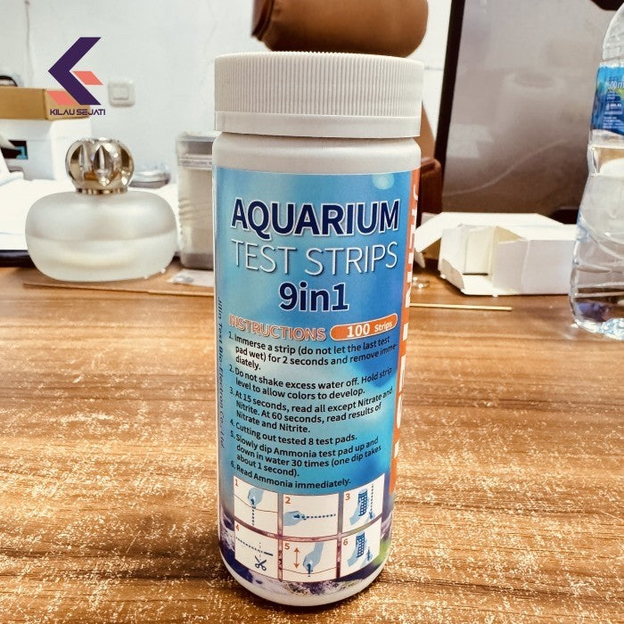 Aquarium Test Strip 9 in 1 including Ammonia