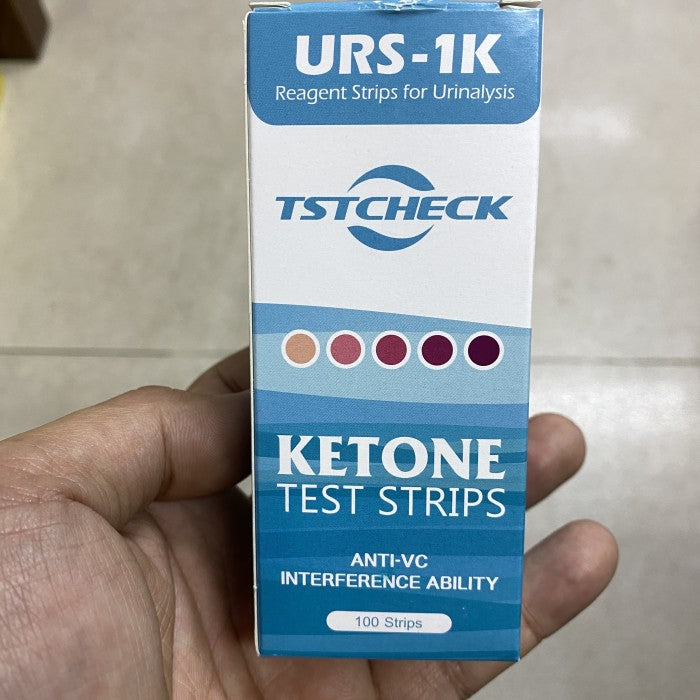 100 Strip URS-1K Urine Ketone Test Strips Alat Tes Keton Urin Keto