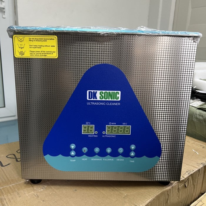 DK SONIC mesin pembersih ultrasonik dual getaran dengan pemanas 15 Lt