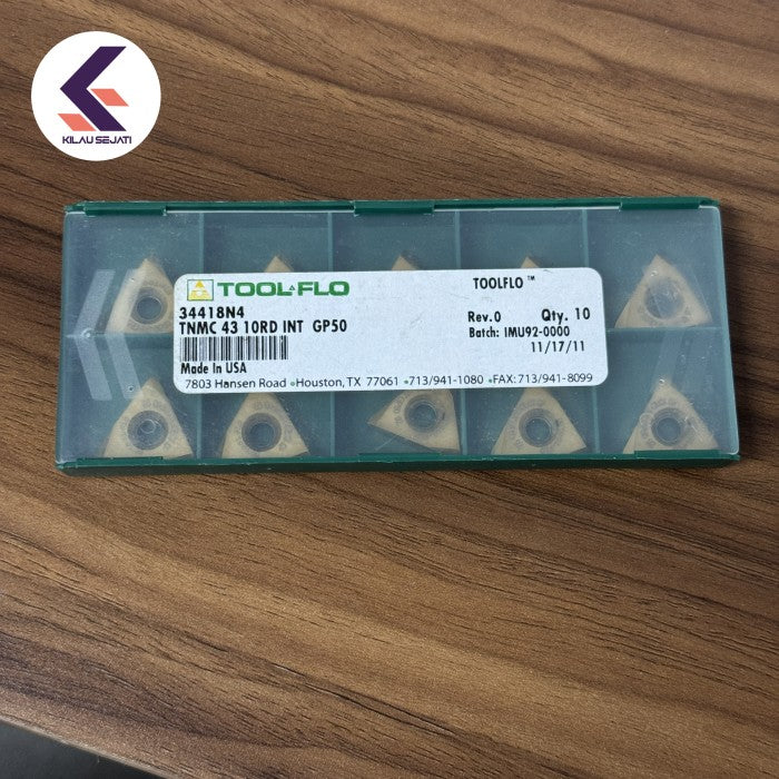 Toolflo  Insert TNMC 43 10 RD INT GP50