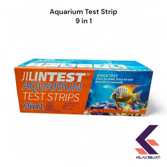 Aquarium Test Strip 9 in 1 including Ammonia