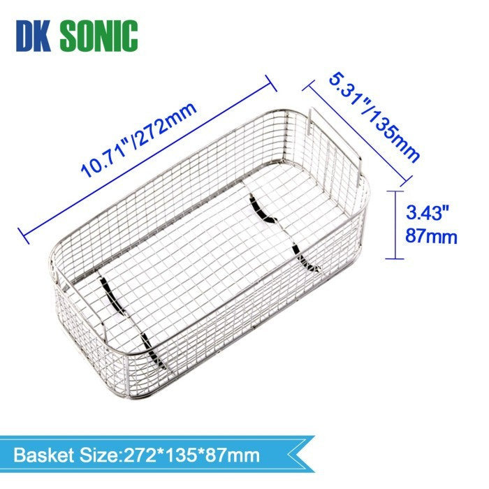 DK SONIC mesin pembersih ultrasonik dual getaran dengan pemanas 6.5 Lt